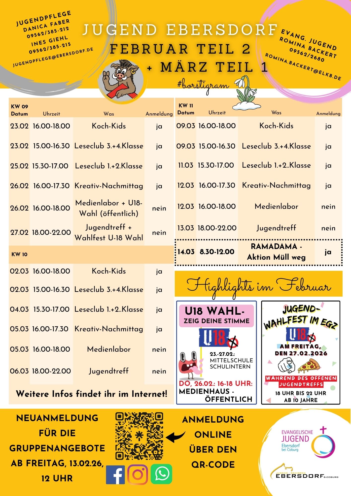 Borstigram Februar/März 2026